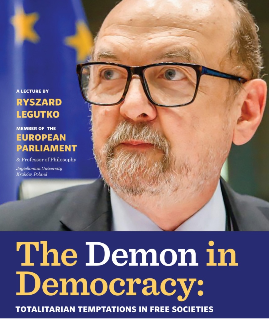 Den polske filosof Ryszard Legutko har skrevet en bog om de totalitære fristelser i de borgerlige liberale demokratier. Omtalt i artiklen Statsminister Mette Frederiksen nærer totalitære tendenser.